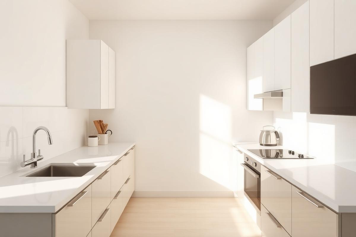 Kitchen after a professional cleaning